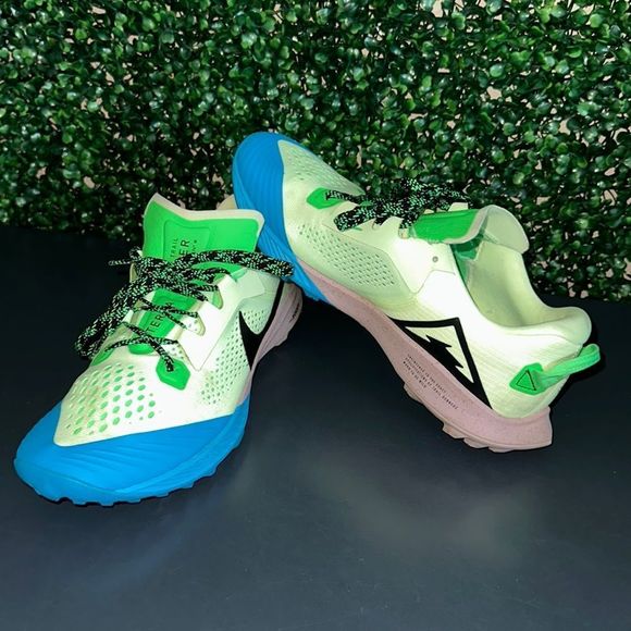 Nike Other - Nike Men’s Air Zoom Terra Kiger 6 in Blue/Green, Size 9! In Excellent Condition!